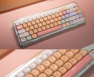 Lovely Dog MOA Keycaps set PBT Keycaps Dye Sublimation Key Cap Mechanical Keyboard Keycap