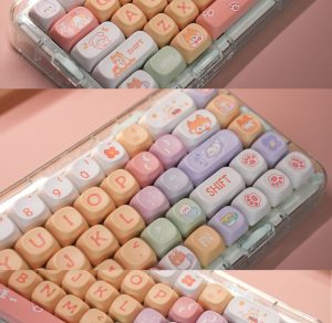 Lovely Dog MOA Keycaps set PBT Keycaps Dye Sublimation Key Cap Mechanical Keyboard Keycap