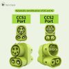 CCS1 to CCS2 Adapter CCS COMBO 1 to CCS COMBO 2 Electric Vehicle Charging Adapter Store Online Low Price