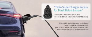 Tesla To CCS1 Adapter In Depot Online Wholesale Factory Sales Tesla NACS To CCS1 Adapter 1000V 500A 250kW Supercharger Fast Charge CCS1 EVs 3
