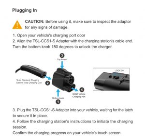 Tesla To CCS1 Adapter In Depot Online Wholesale Factory Sales Tesla NACS To CCS1 Adapter 1000V 500A 250kW Supercharger Fast Charge CCS1 EVs 5