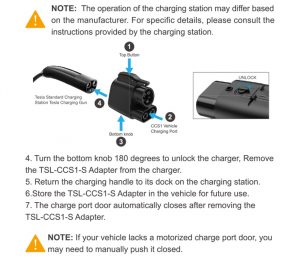 Tesla To CCS1 Adapter In Depot Online Wholesale Factory Sales Tesla NACS To CCS1 Adapter 1000V 500A 250kW Supercharger Fast Charge CCS1 EVs 6